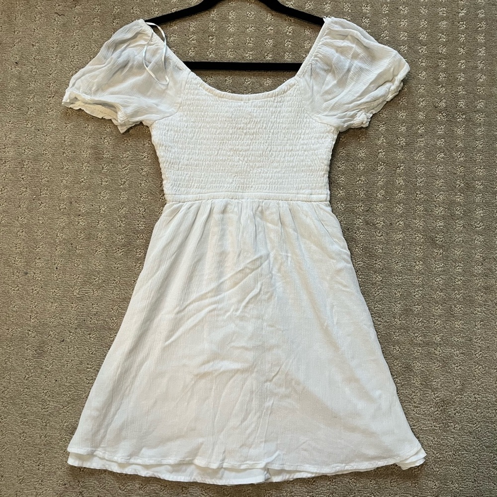 Hollister White Mini Dress - Picture 2 of 8